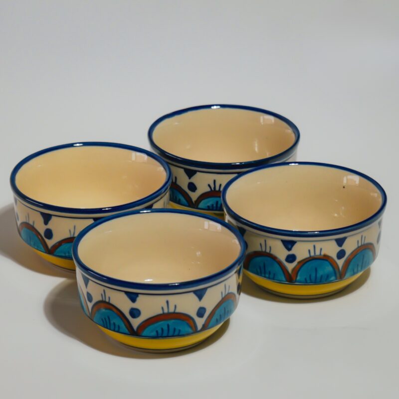 Bowl Set of 4 (Blue) - Image 3