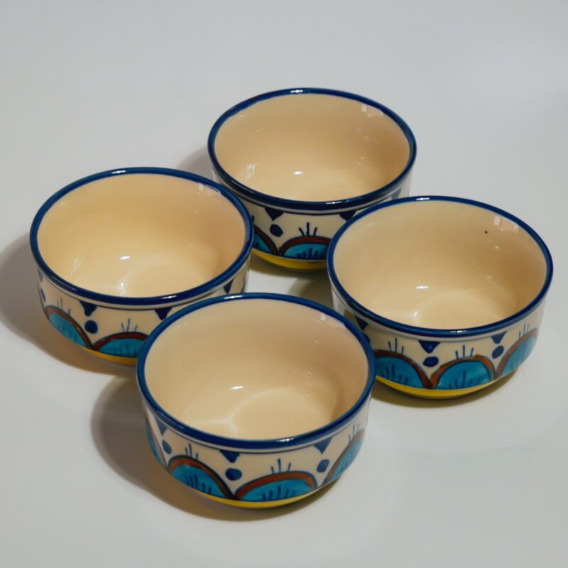 Bowl Set of 4 (Blue) - Image 2