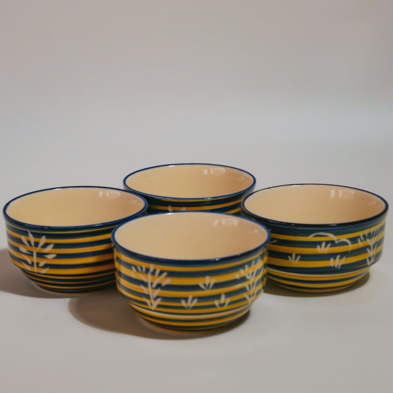 Bowl Set of 4 (Line Art) - Image 3