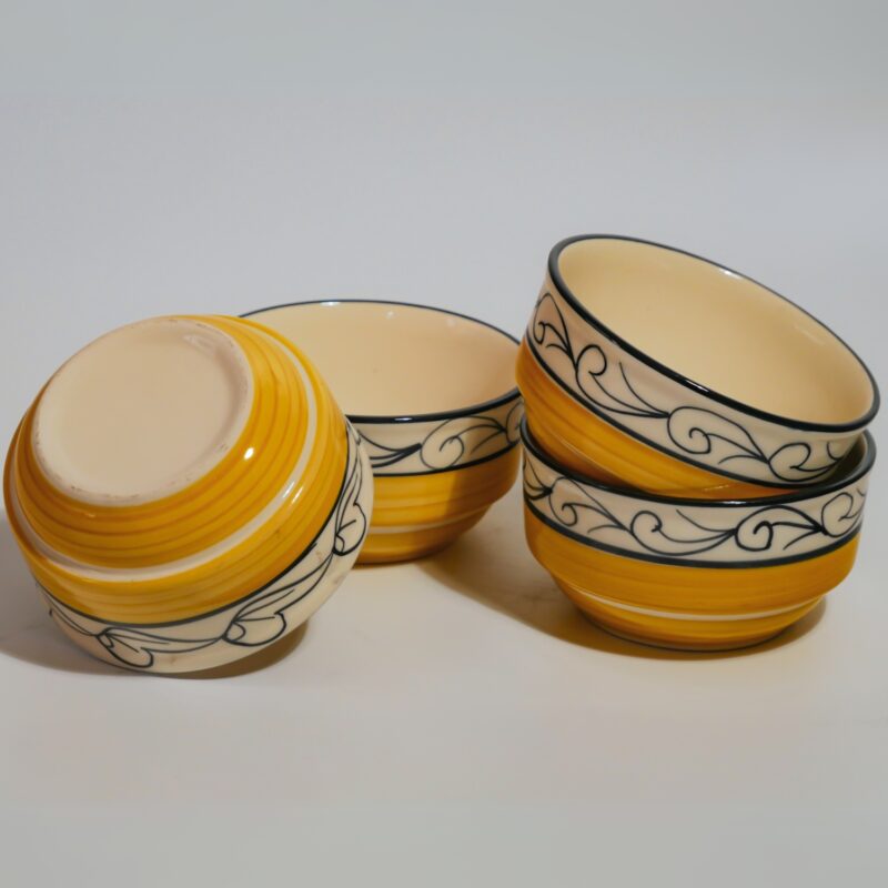 Bowl Set of 4 (Yellow) - Image 2