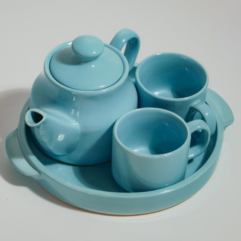 Cups with Kettle Set (Blue)