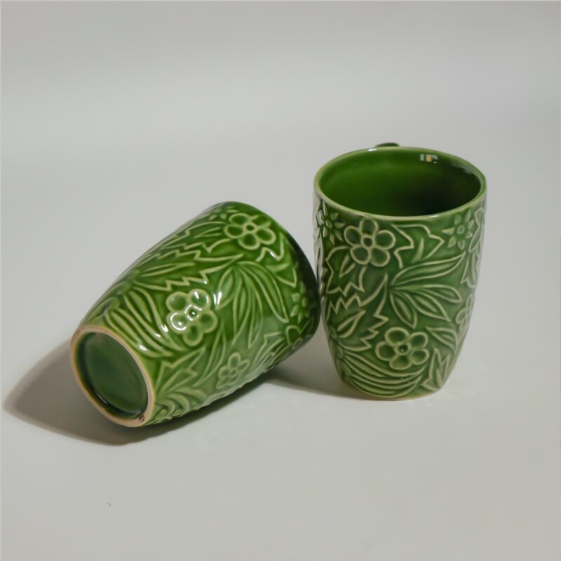 Green Leaf Mug