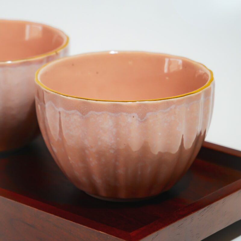 Snack Bowl with tray (Mud) - Image 2