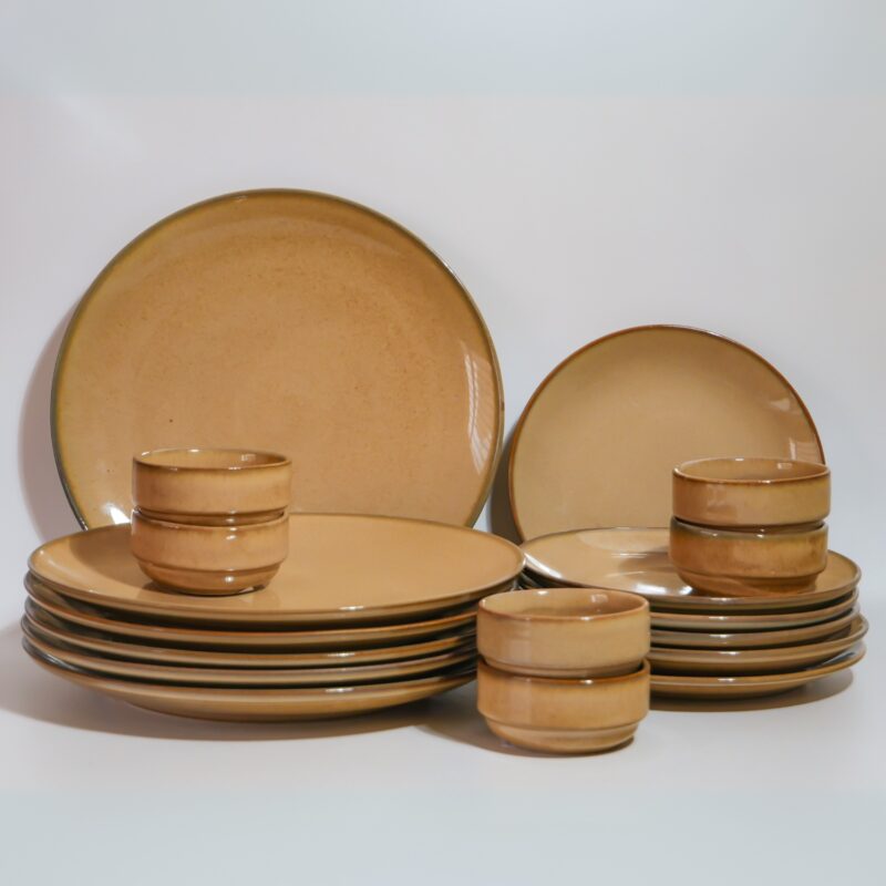 Dinner Set Coffee Color (Stoneware)