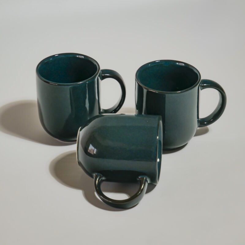 Tea cups Porcelain set (Green) - Image 2