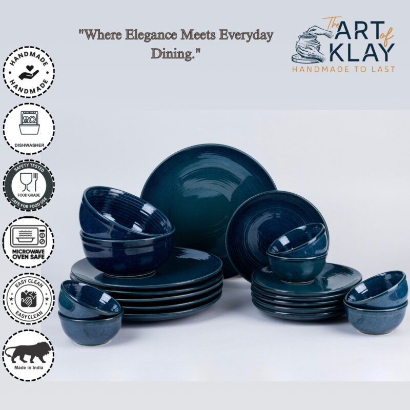 Blue Dinner Set