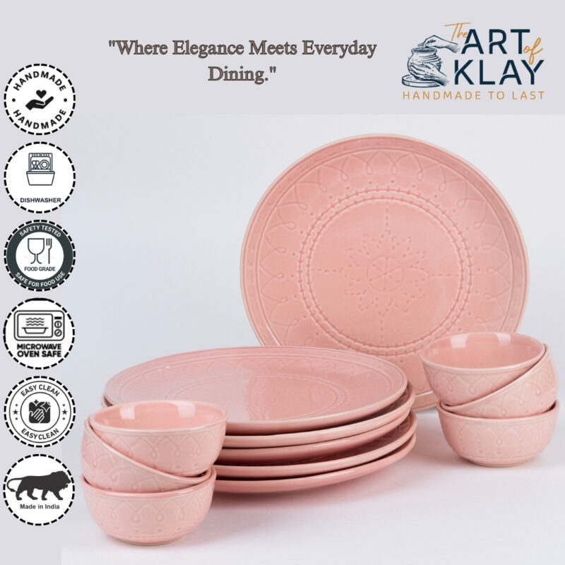 Pink Dinner Set
