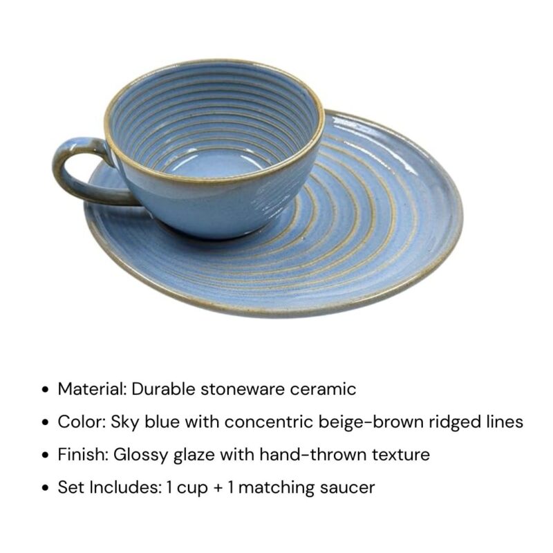 Ocean Breeze Cup & Saucer - Image 4