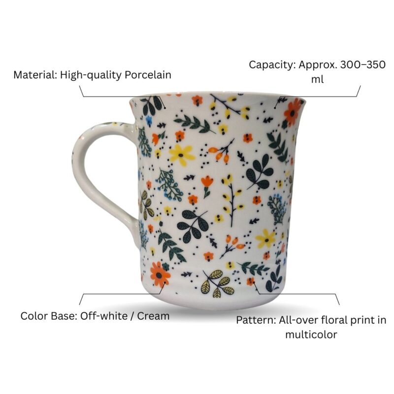 Flower Milk Mug - Image 4