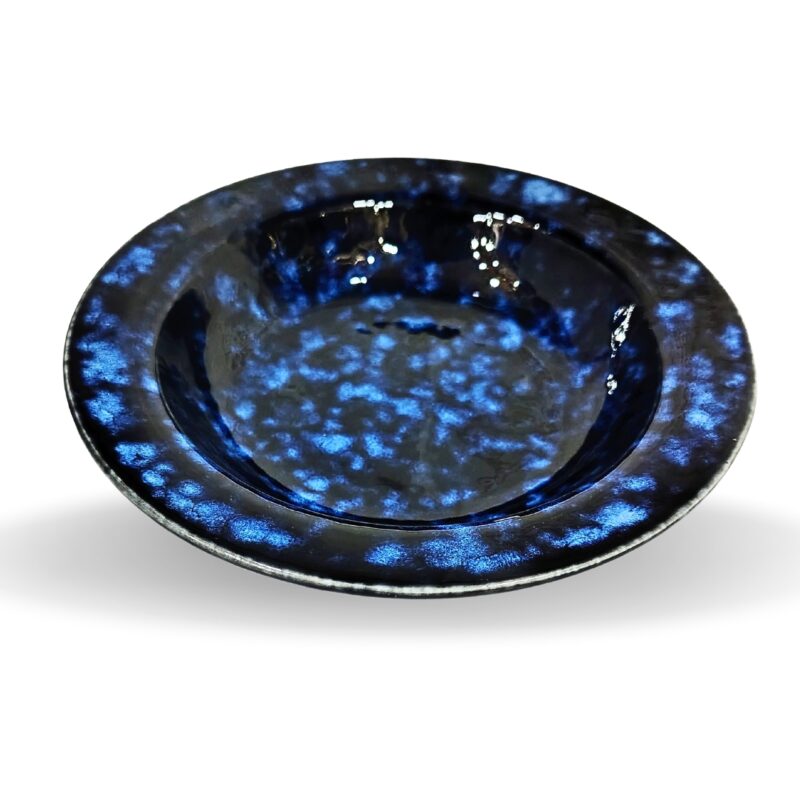 Dark Blue Pasta Plate - Image 4