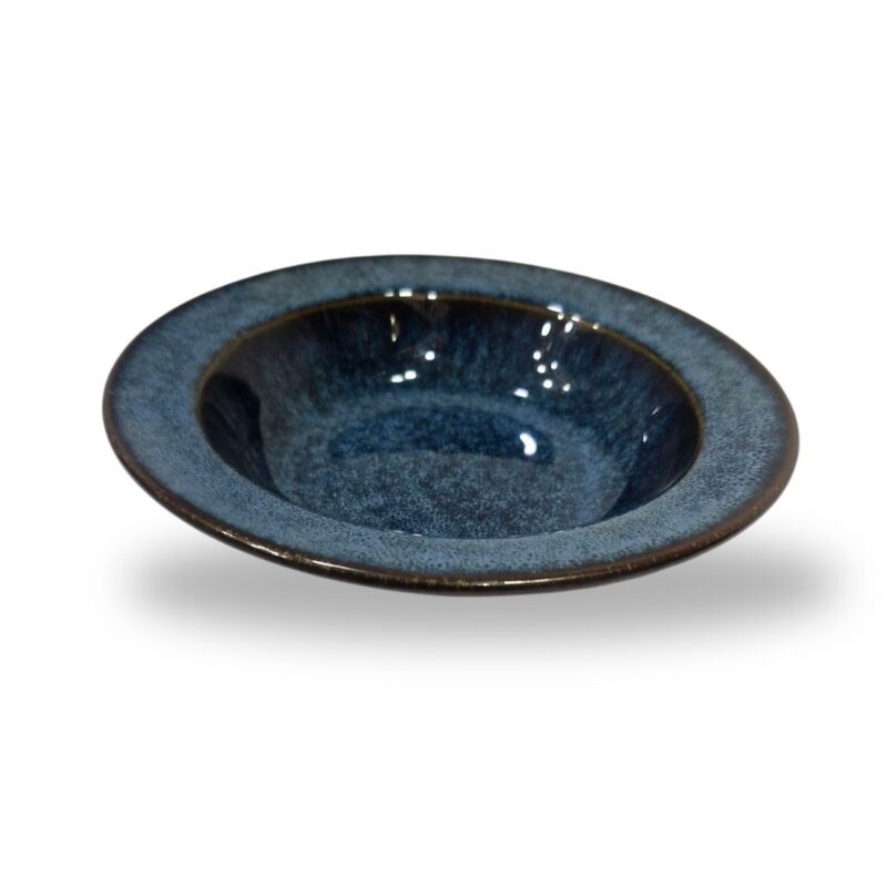 Blue Glaze Pasta Plate - Image 2